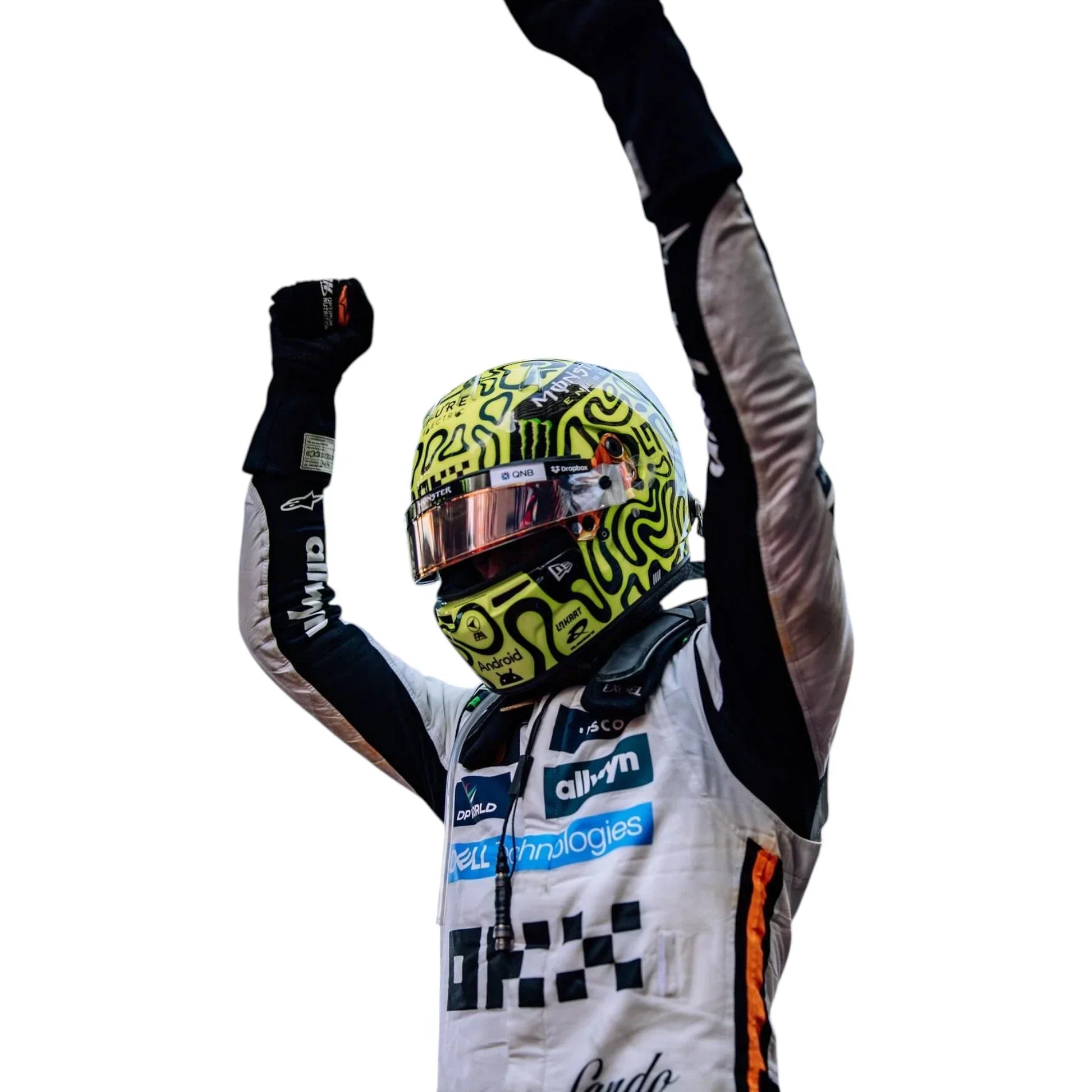 Lando Norris 2025 McLaren Formula 1 Race Suit - Monaco GP - F1 Vintage Racewear