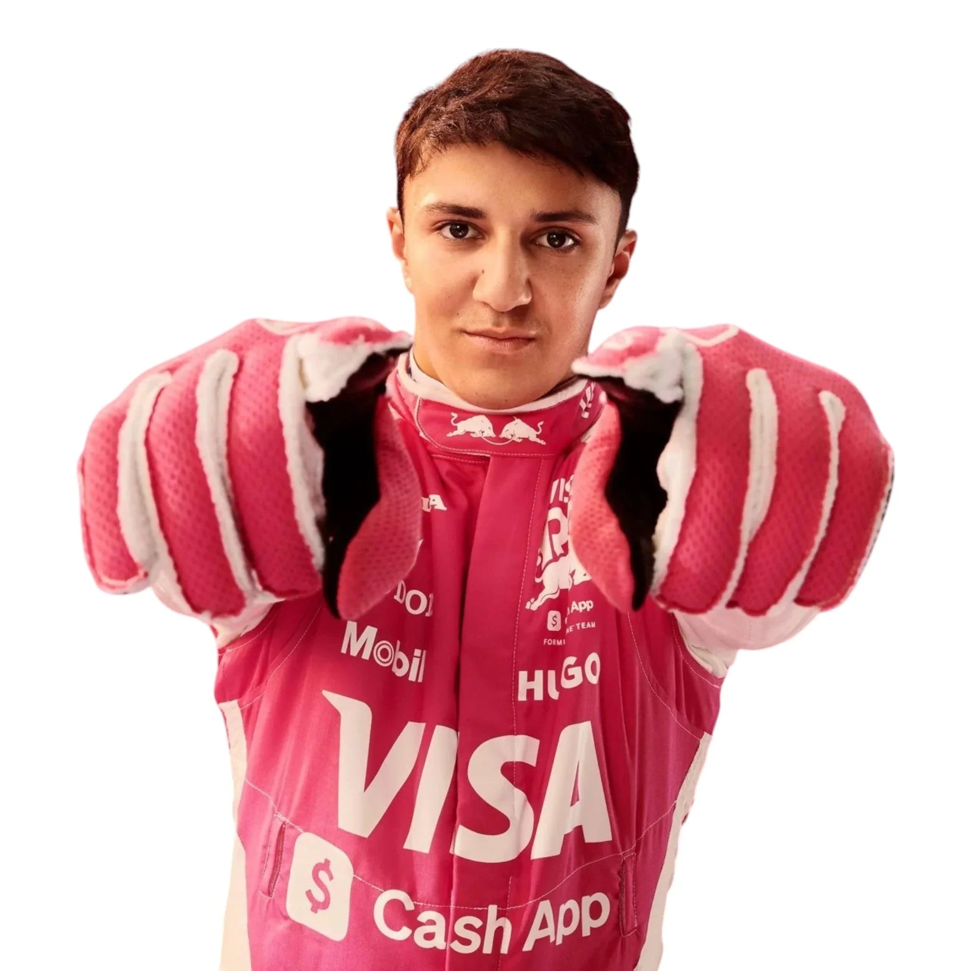 2025 Isack Hadjar Visa Cash App Racing Bulls F1 Team Race Suit - Miami GP - F1 Vintage Racewear
