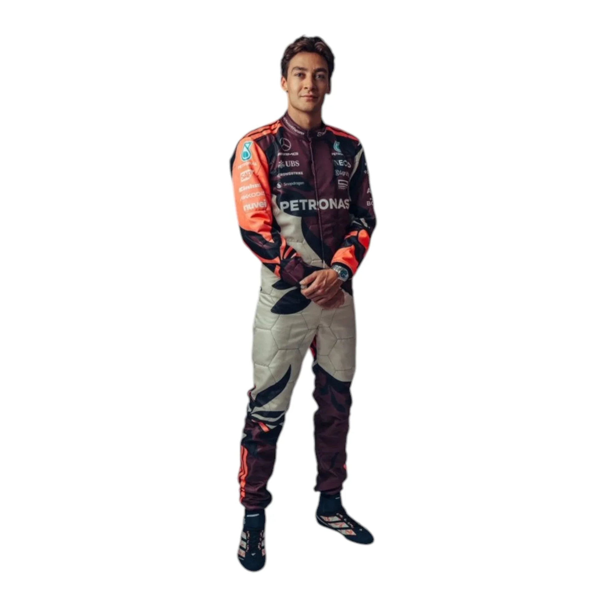 2025 George Russell Mercedes Petronas F1 Race Suit - Miami GP - F1 Vintage Racewear