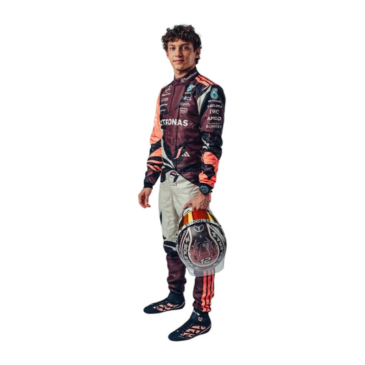 2025 Andrea Kimi Antonelli Mercedes Petronas F1 Race Suit - Miami GP - F1 Vintage Racewear