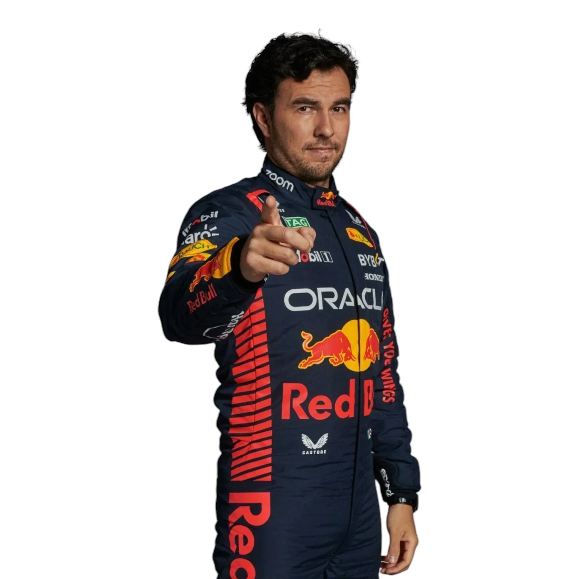 2023 Sergio Perez F1 Honda Red Bull Racing Suit - F1 Vintage Racewear