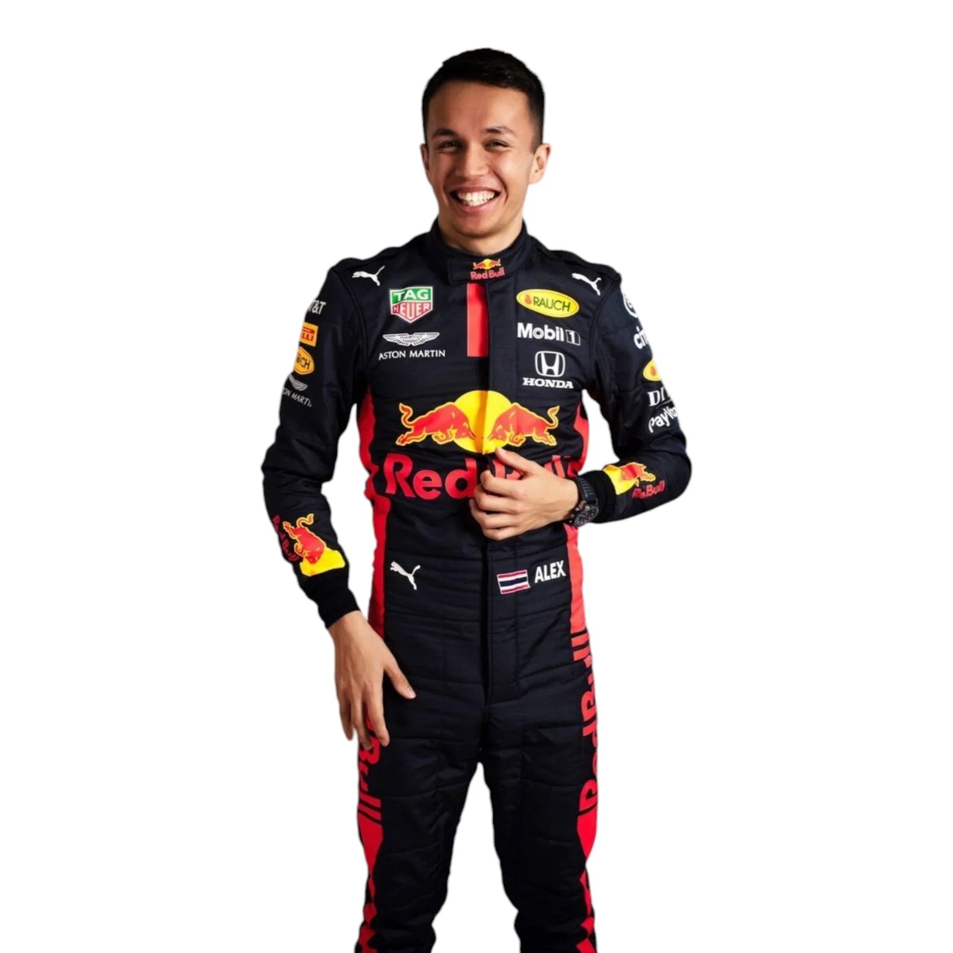 2020 Alex Albon Red Bull Honda F1 Replica Race Suit - F1 Vintage Racewear
