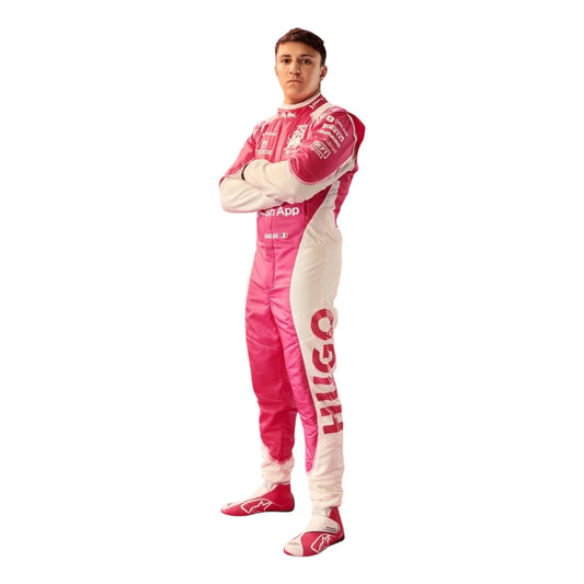 2025 Isack Hadjar Visa Cash App Racing Bulls F1 Team Race Suit - Miami GP - F1 Vintage Racewear