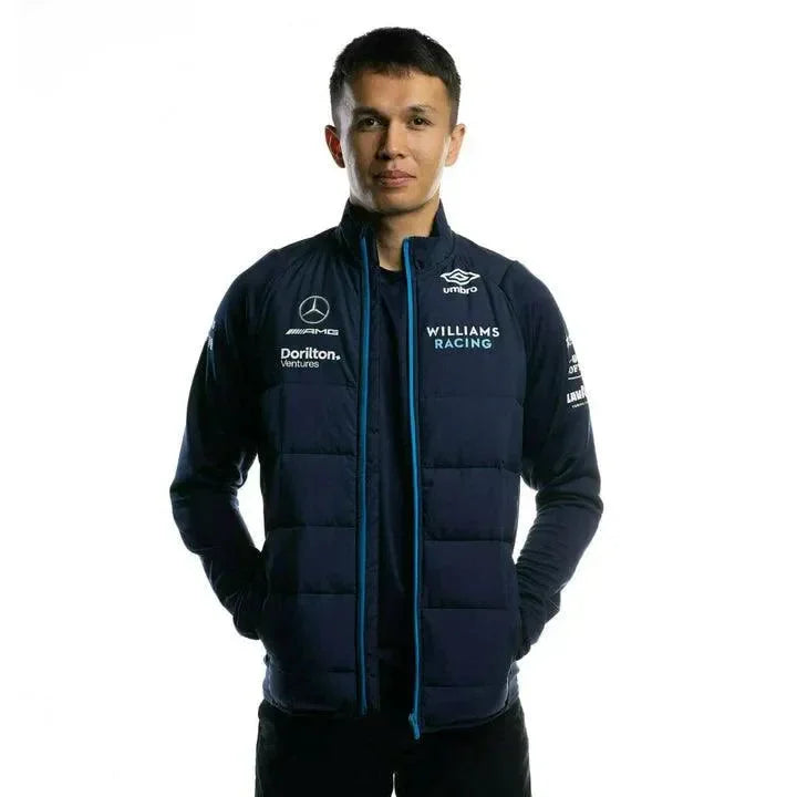 Williams Racing F1 2022 Men's Team Thermal Jacket-Blue