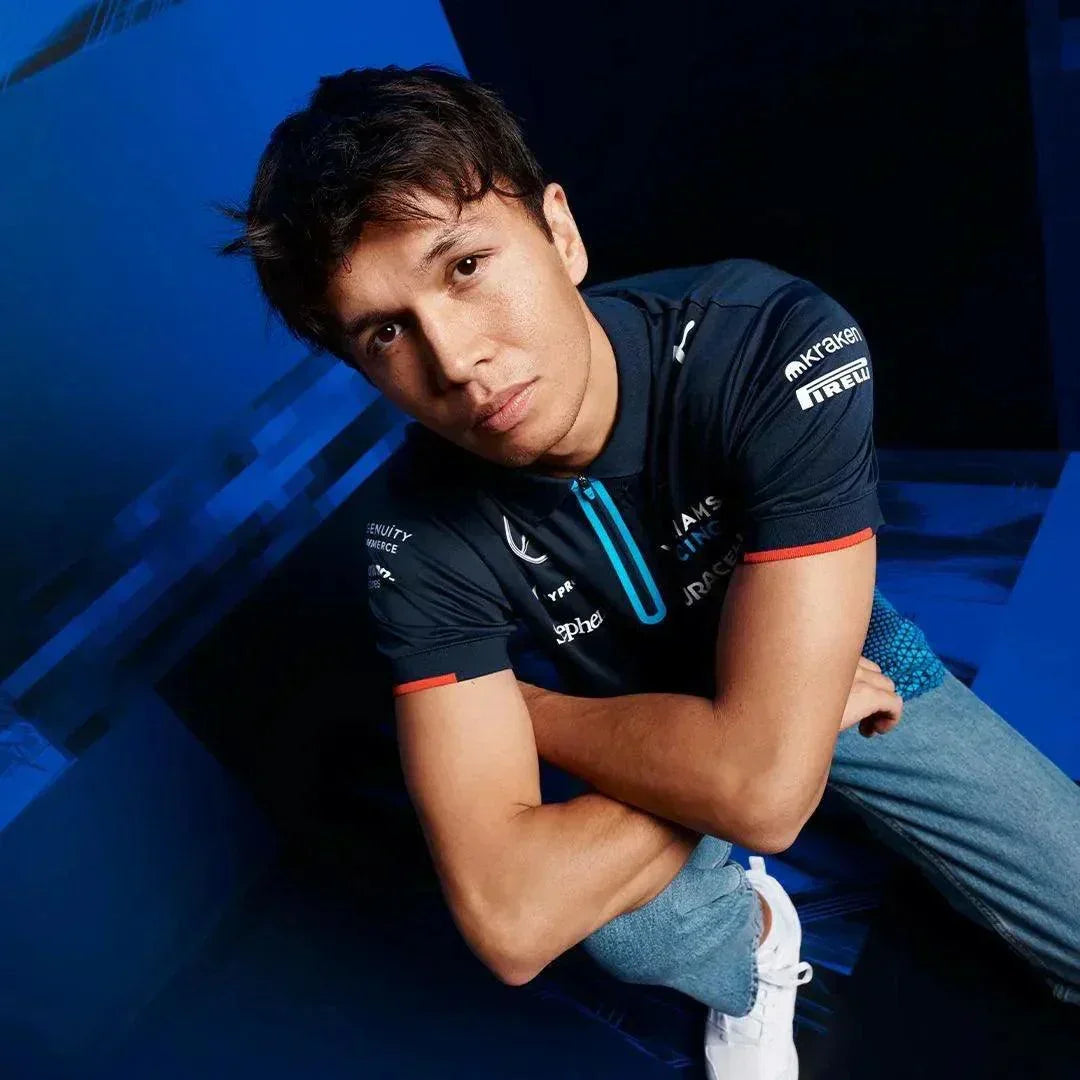 Williams Racing Mens Team Polo Navy