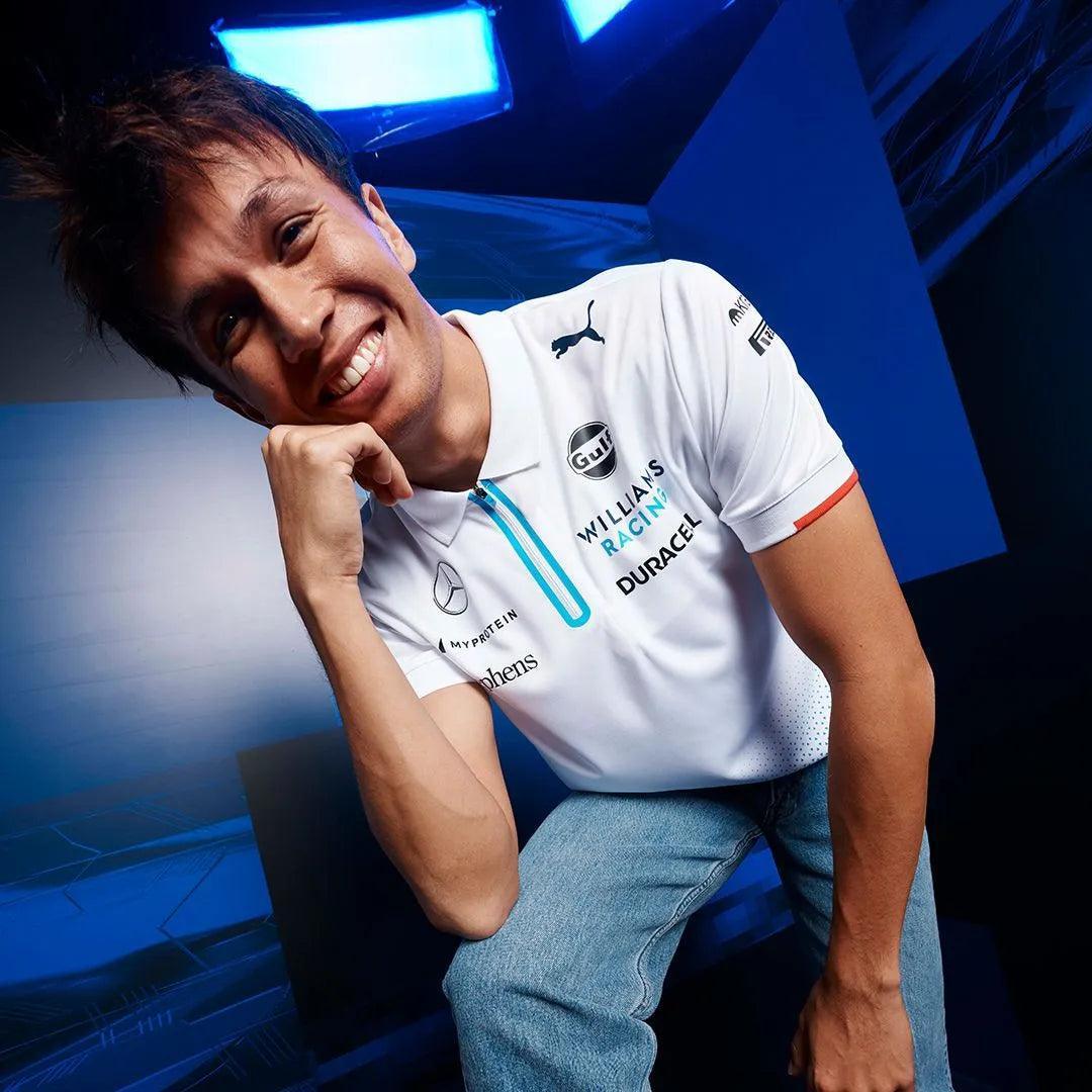 Williams Racing Mens Team Polo White