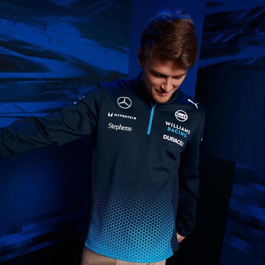 Williams Racing Unisex Team 1/4 Zip Midlayer Top