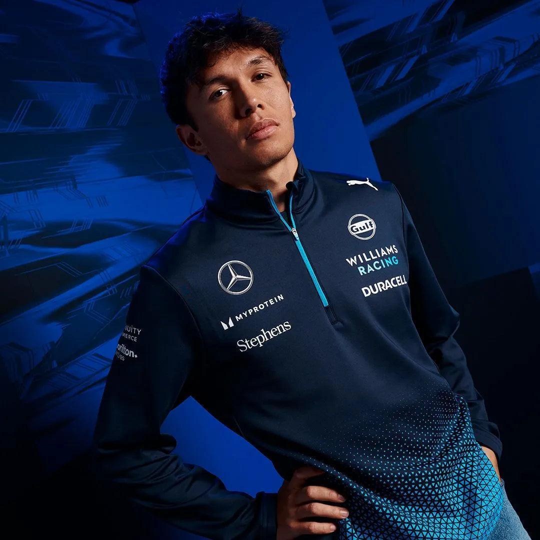 Williams Racing Unisex Team 1/4 Zip Midlayer Top