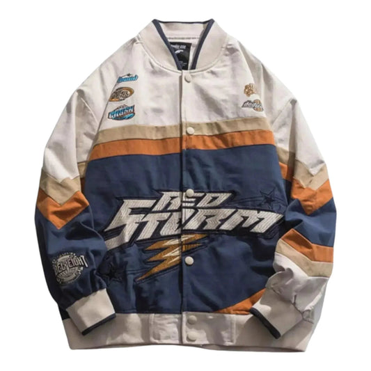 Women's Retro Street Racing Jacket