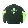 Yamaha Motorcycle Jacket Black and Light Green - Vintage F1 Racewear