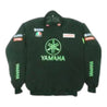 Yamaha Motorcycle Jacket Black and Light Green - Vintage F1 Racewear