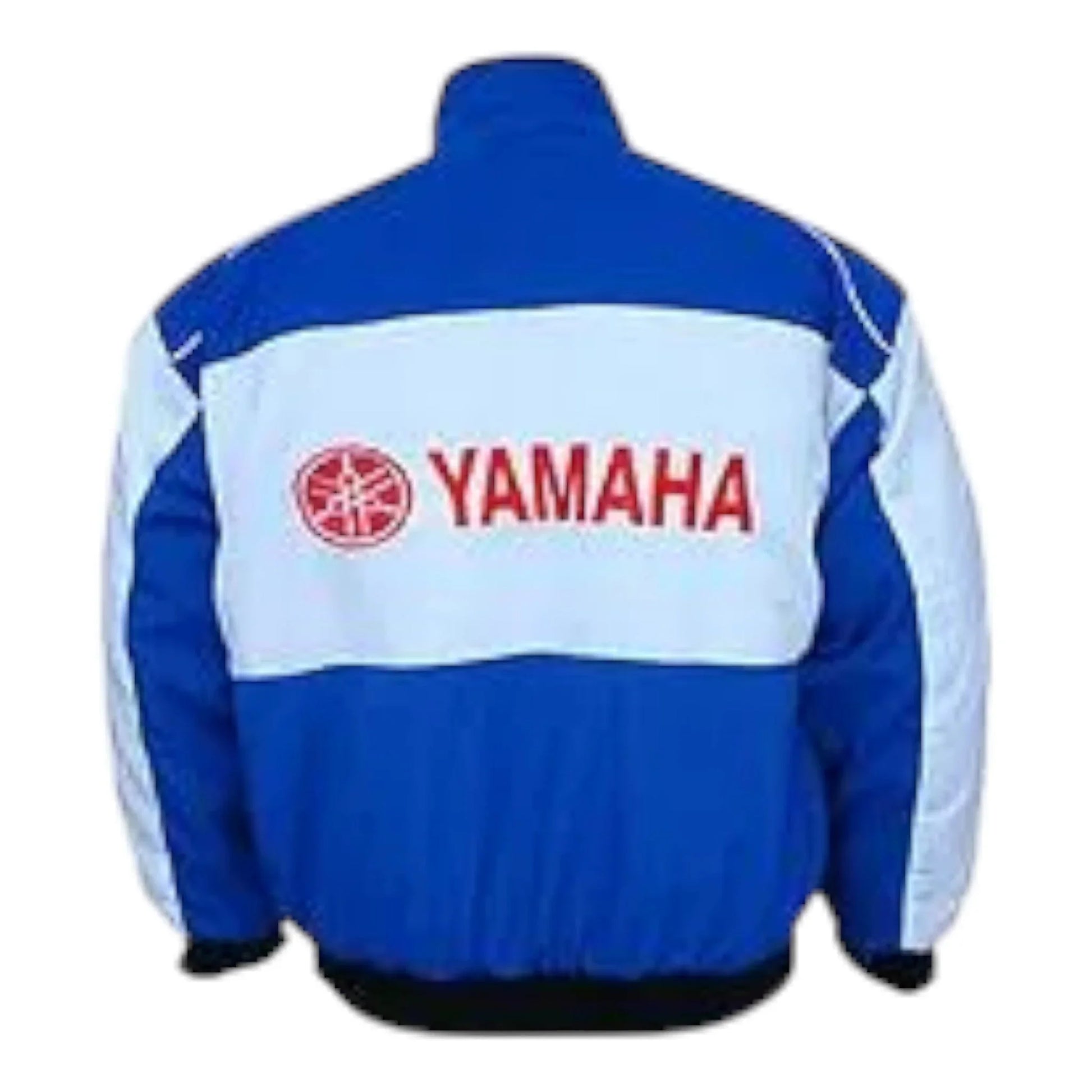 Yamaha Motorcycle Jacket Blue and White - F1 Vintage Racewear