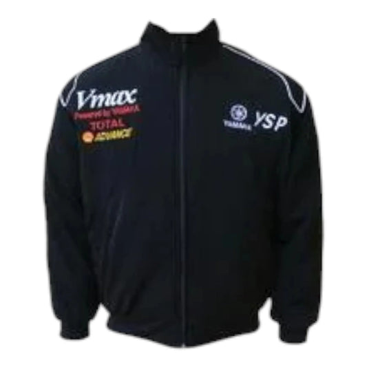 Yamaha VMAX YSP Motorcycle Jacket Black - F1 Vintage Racewear