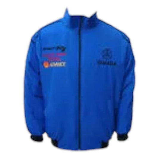 Yamaha YZF R1 Motorcycle Jacket Royal Blue - F1 Vintage Racewear