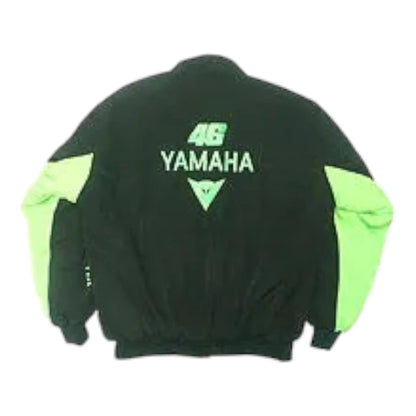 Yamaha Motorcycle Jacket Black and Light Green