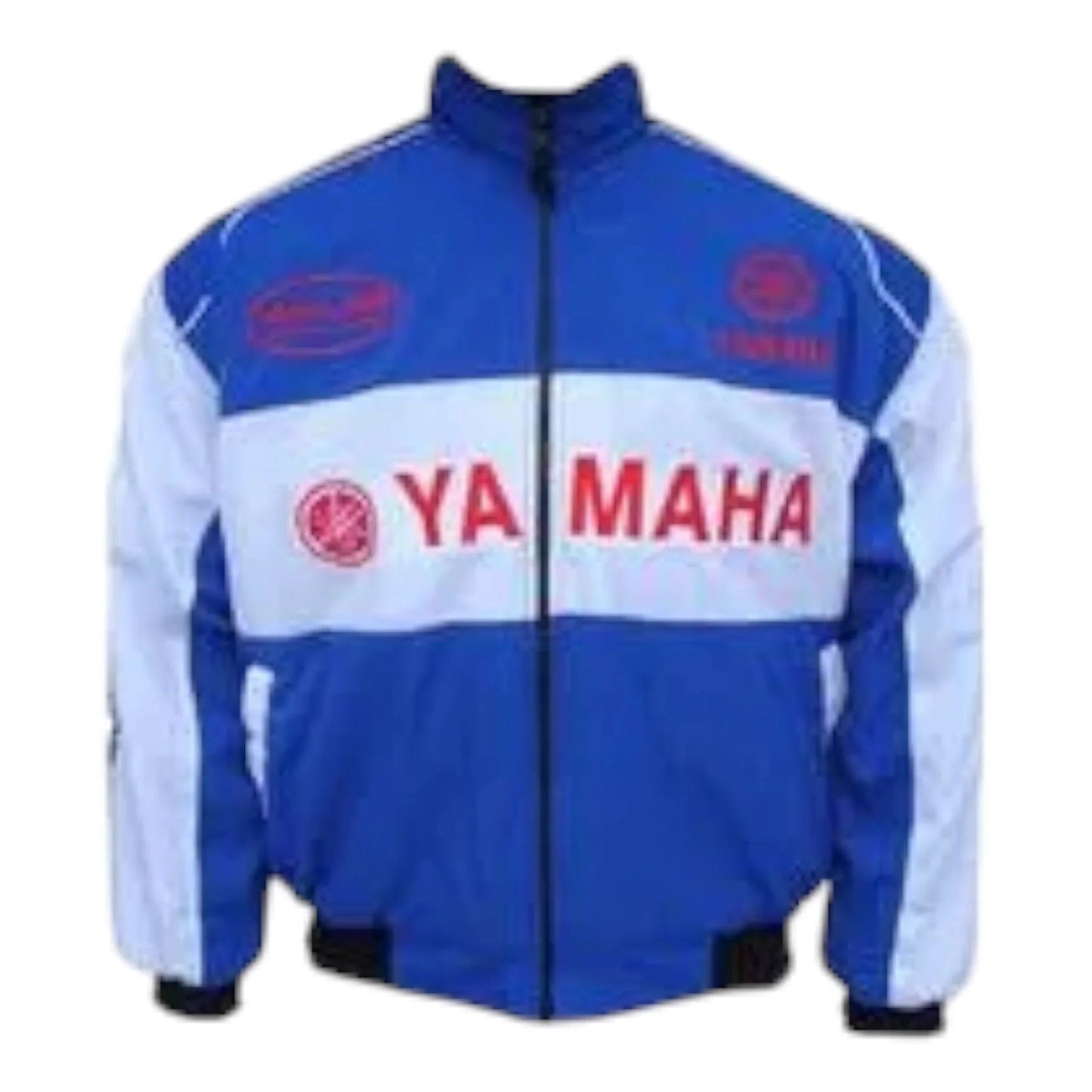 Yamaha Motorcycle Jacket Blue and White
