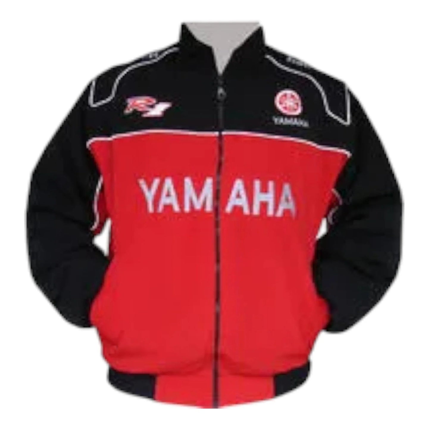 Yamaha R1 Motorcycle Jacket Red and Black