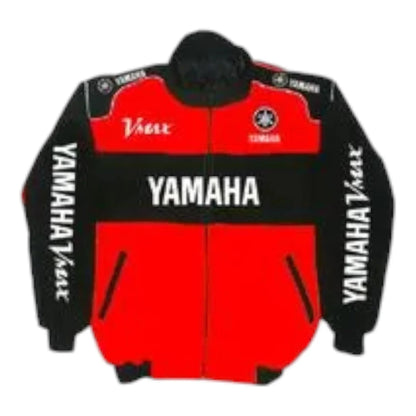 Yamaha VMAX Motorcycle Jacket Red and Black