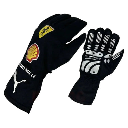 2022 Carlos Sainz Ferrari Race Gloves - F1 Vintage Racewear