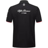 Alfa Romeo Racing F1 2023 Kids Team Polo Shirt- Black - Vintage F1 Racewear