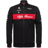 Alfa Romeo Racing F1 2023 Men's Team Full Zip Sweat Jacket - Black - Vintage F1 Racewear