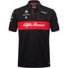 Alfa Romeo Racing F1 2023 Men's Team Polo Shirt - Black - Vintage F1 Racewear