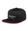 Alfa Romeo Racing F1 2023 Team Black Flat Brim Hat - Vintage F1 Racewear