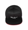 Alfa Romeo Racing F1 2023 Team Black Flat Brim Hat - Vintage F1 Racewear