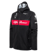 Alfa Romeo Racing F1 2023 Team Rain Jacket - Black - Vintage F1 Racewear