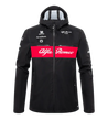 Alfa Romeo Racing F1 2023 Team Rain Jacket - Black - Vintage F1 Racewear