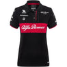 Alfa Romeo Racing F1 2023 Women's Team Polo Shirt - Black - Vintage F1 Racewear