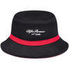 Alfa Romeo Racing F1 Team Bucket Hat- Black - Vintage F1 Racewear