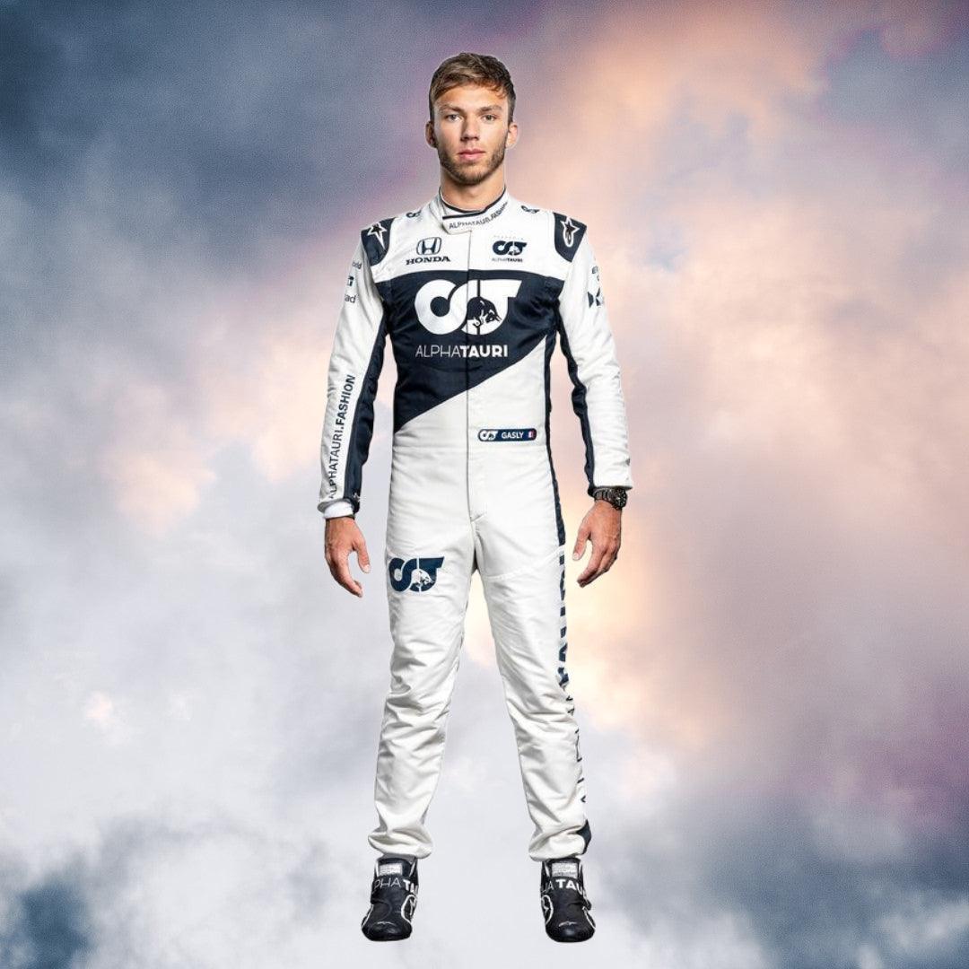 AlphaTauri Pierre Gasly 2021 F1 Race Suit - F1 Vintage Racewear