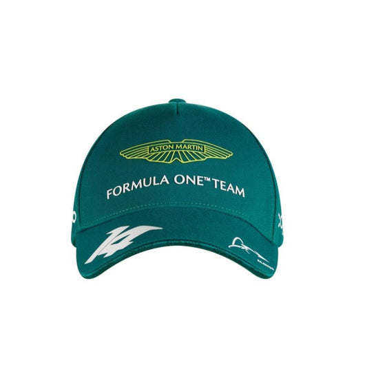 Aston Martin Aramco Cognizant F1 2023 Official Fernando Alonso Team Cap - Green - F1 Vintage Racewear