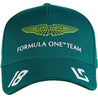 Aston Martin Cognizant F1 2023 Lance Stroll Team Hat- Green/Black - Vintage F1 Racewear