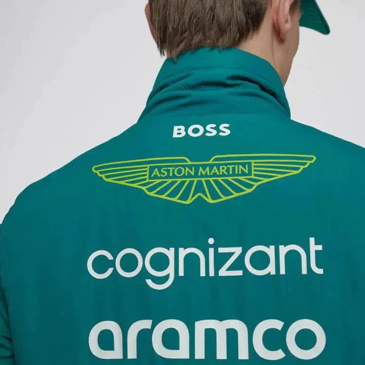 Aston Martin Cognizant F1 2023 Men's Team Vest- Green - F1 Vintage Racewear