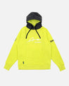 Aston Martin Cognizant F1 Kimoa Fernando Alonso Men's Lifestyle Hoodie- Lime - Vintage F1 Racewear