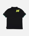 Aston Martin Cognizant F1 Kimoa Fernando Alonso Men's Lifestyle Polo-Shirt - Black - Vintage F1 Racewear