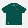 Aston Martin Cognizant F1 Kimoa Fernando Alonso Men's Lifestyle Polo-Shirt - Green - Vintage F1 Racewear