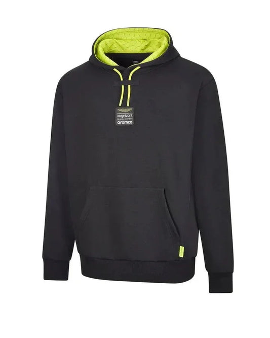 Aston Martin Cognizant F1 Men's Lifestyle Hoody - Black - F1 Vintage Racewear