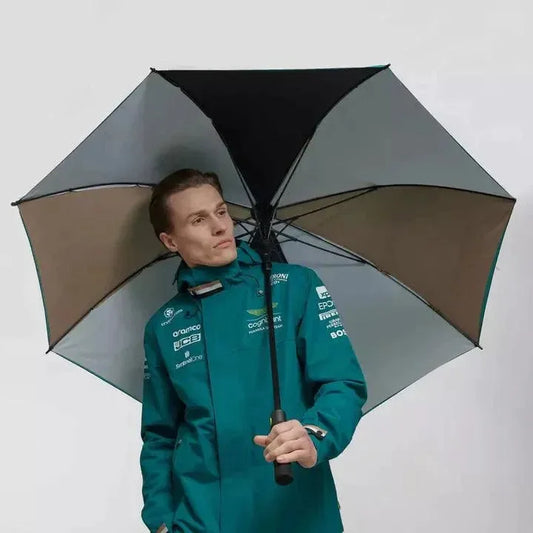 Aston Martin Cognizant F1 Team Golf Umbrella- Green - F1 Vintage Racewear