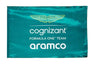 Aston Martin Cognizant F1 Team Grandstand Flag - Vintage F1 Racewear