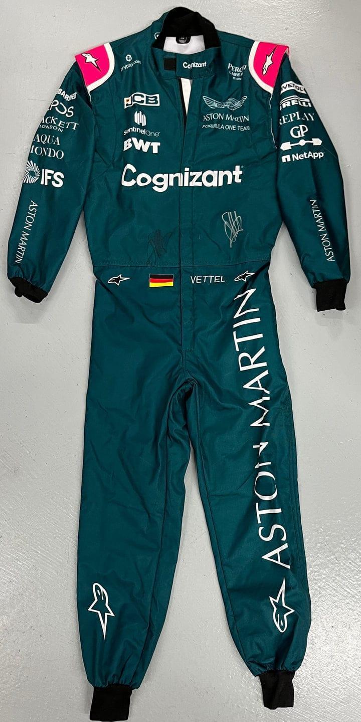 Aston Martin Sebastian Vettel F1 Replica Race Suit 2021 - F1 Vintage Racewear