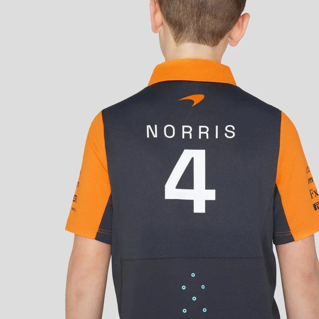 AUTUMN GLORY JUNIOR McLAREN POLO SHIRT NORRIS - F1 Vintage Racewear