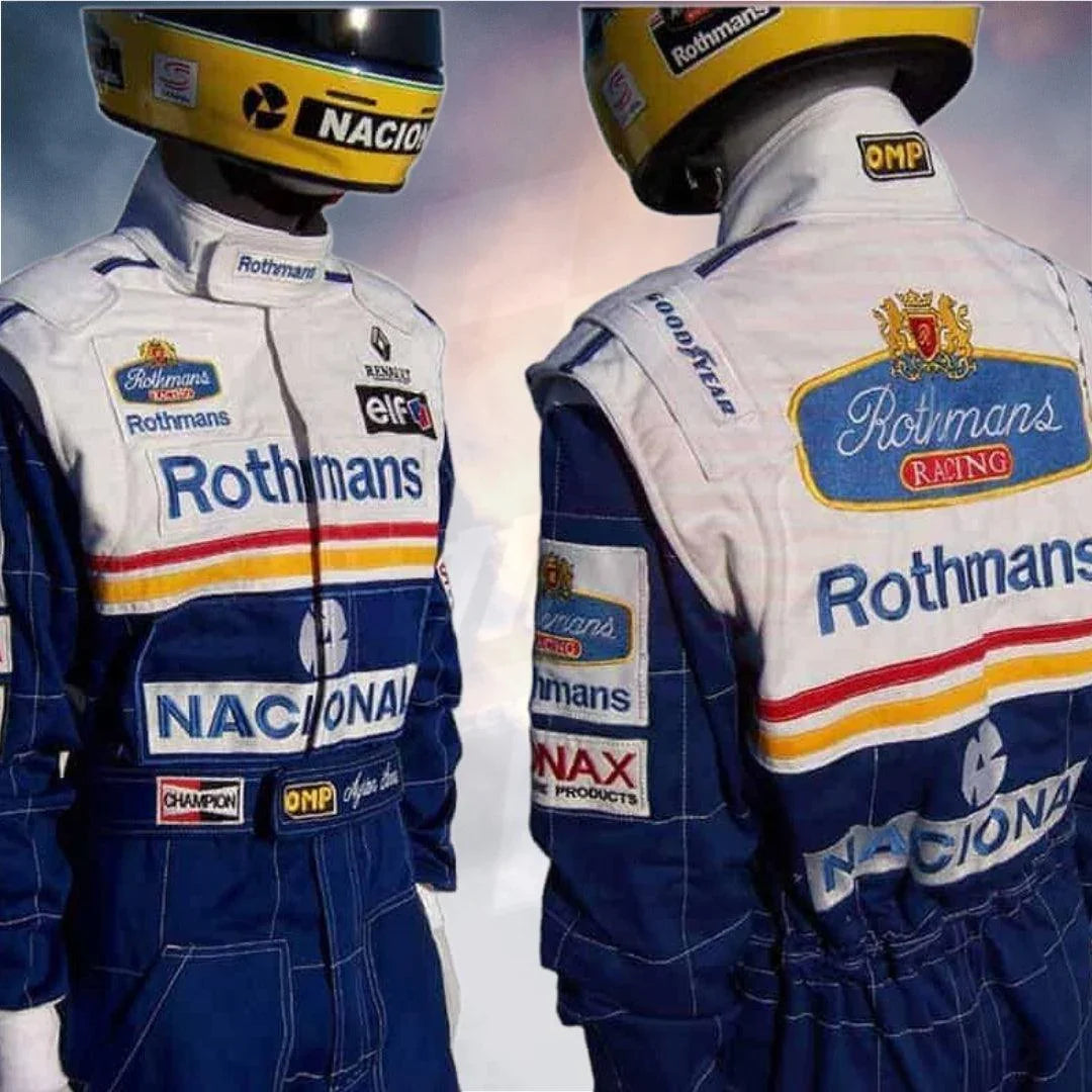 Ayrton Senna 1994 Racing Suit Team Williams F1 Rothmans - F1 Vintage Racewear