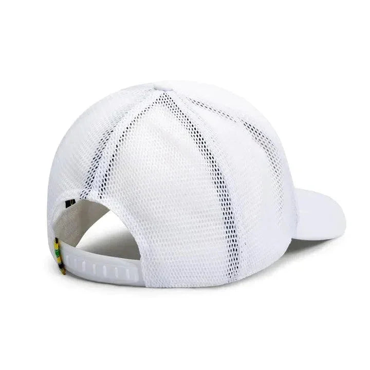 Ayrton Senna "Busque" Hat - White - F1 Vintage Racewear