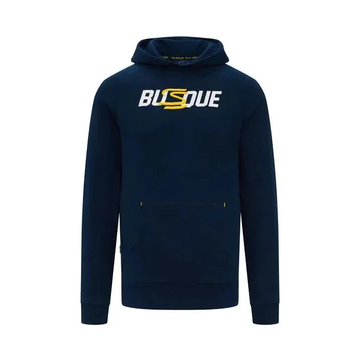 Ayrton Senna "Busque" Hoodie - Blue - F1 Vintage Racewear