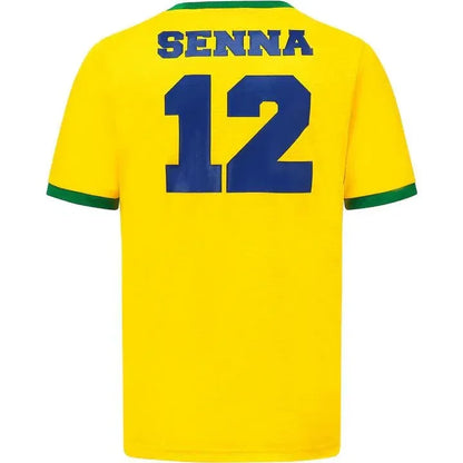 Ayrton Senna Fanwear Sports T-Shirt - F1 Vintage Racewear