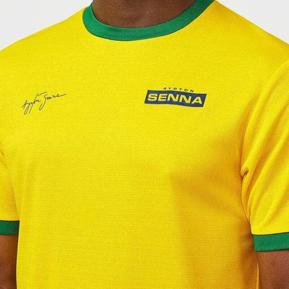 Ayrton Senna Fanwear Sports T-Shirt - F1 Vintage Racewear