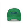 Ayrton Senna Logo Baseball Hat - Navy/Green - Vintage F1 Racewear